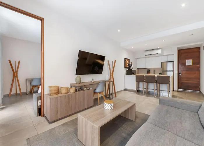 Luxury 2br 2ba, Sauna, Cinema, Rooftop Pool Playa del Carmen